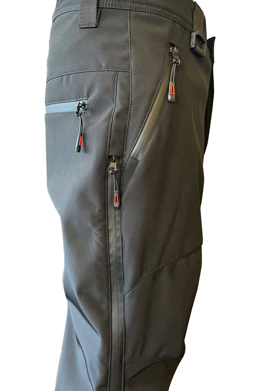 Su Ve Rüzgar Geçirmez Cepli Softshell Pantolon