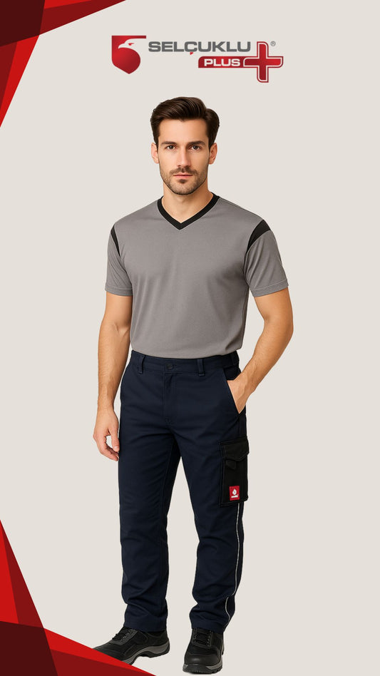 Armadillo Allium Lacivert İş Pantolonu – Hafif, Dayanıklı ve Çok Cepli Rahat Tasarım