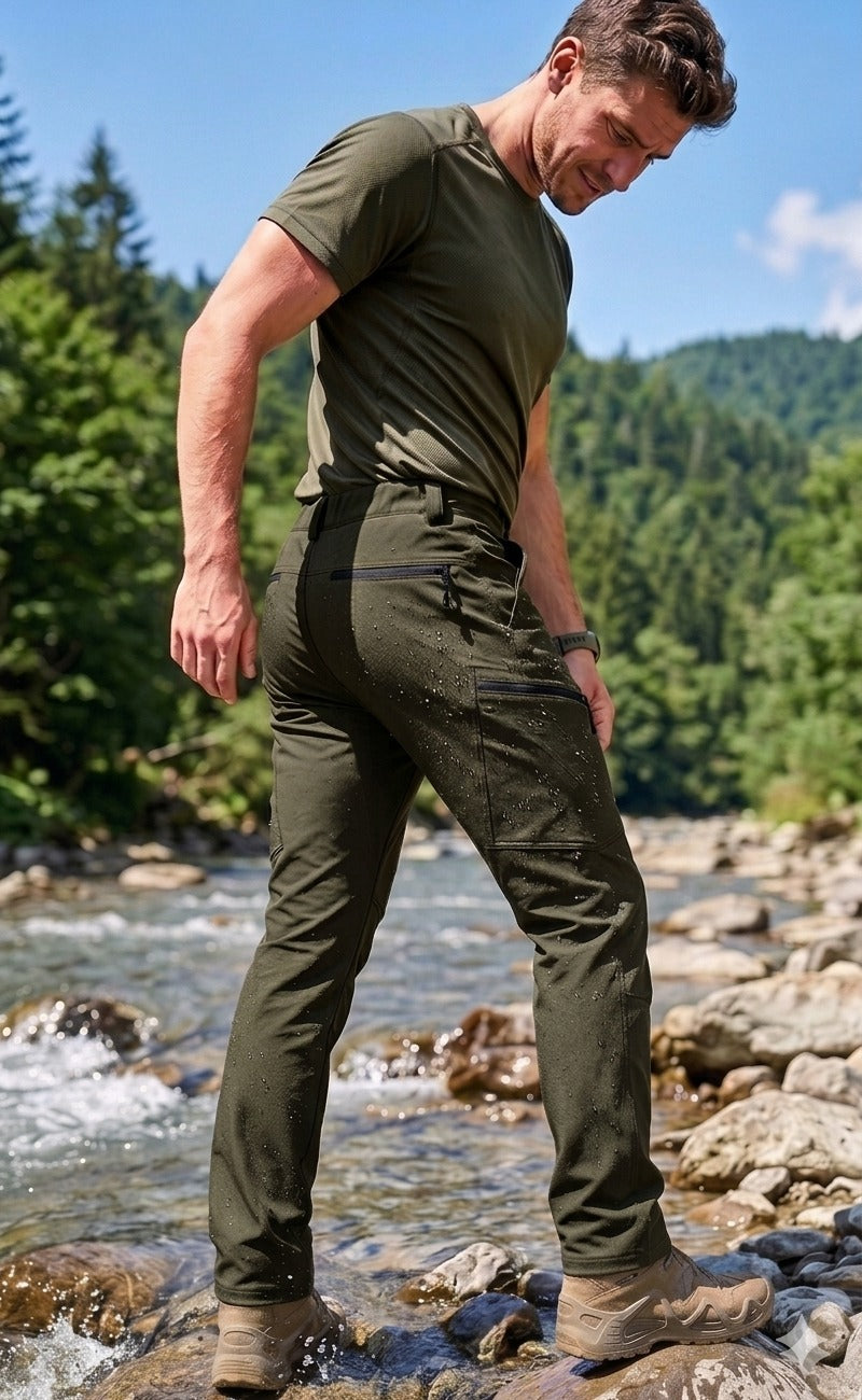 Su İticili, Fermuar Cepli ve Rahat Kalıplı Outdoor Taktikal Pantolon