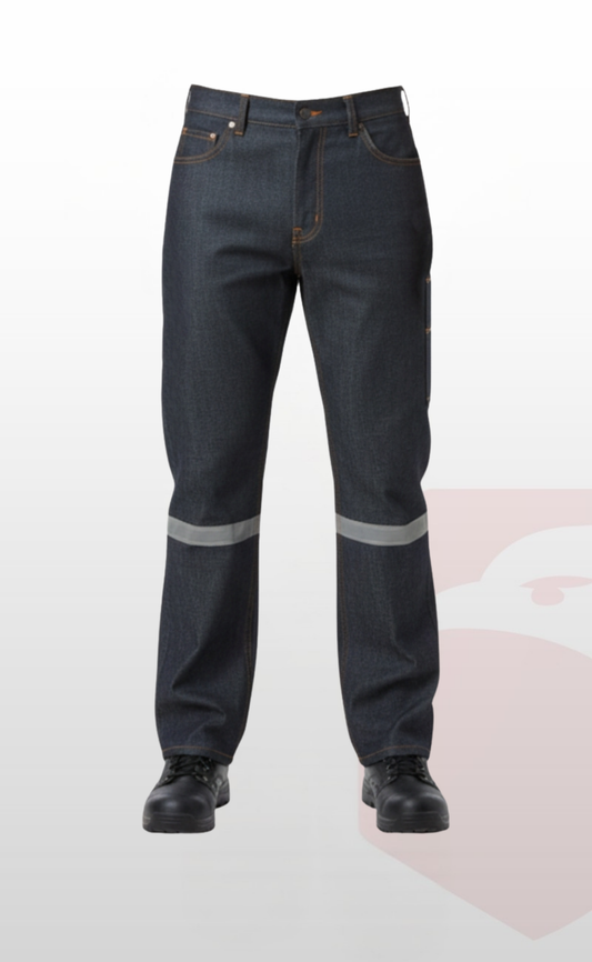 5 Cepli Reflektörlü Gri Kot İş Pantolonu – Uzun Ömürlü ve Sağlam İş Pantolonu