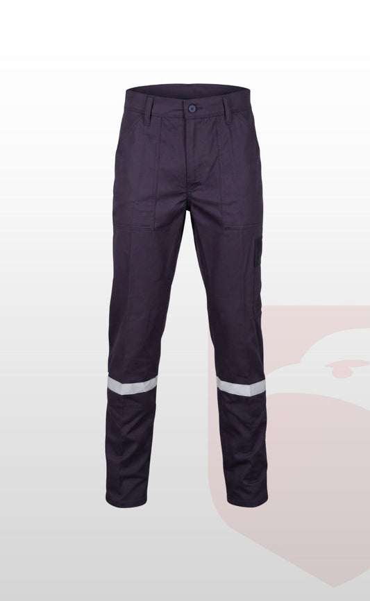 16/12 Gabardin Likralı Yazlık Tek Reflektörlü İşçi Pantolonu