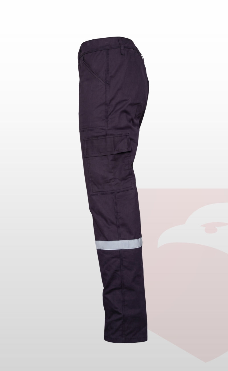 16/12 Gabardin Likralı Yazlık Tek Reflektörlü İşçi Pantolonu