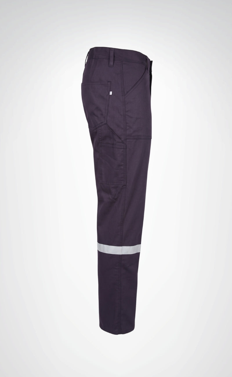 16/12 Gabardin Likralı Yazlık Tek Reflektörlü İşçi Pantolonu