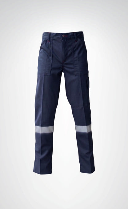 16/12 Gabardin Likralı Yazlık Tek Reflektörlü İşçi Pantolonu