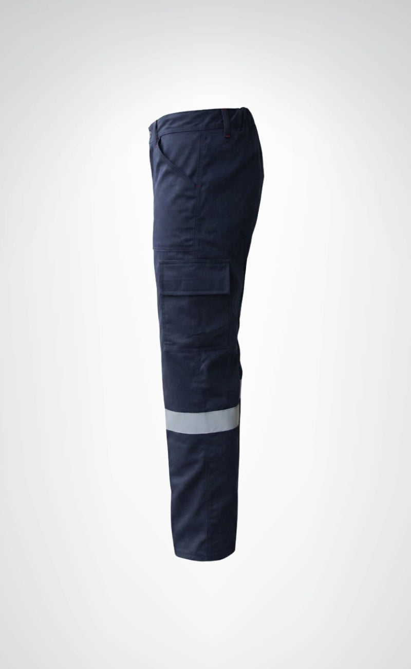 16/12 Gabardin Likralı Yazlık Tek Reflektörlü İşçi Pantolonu