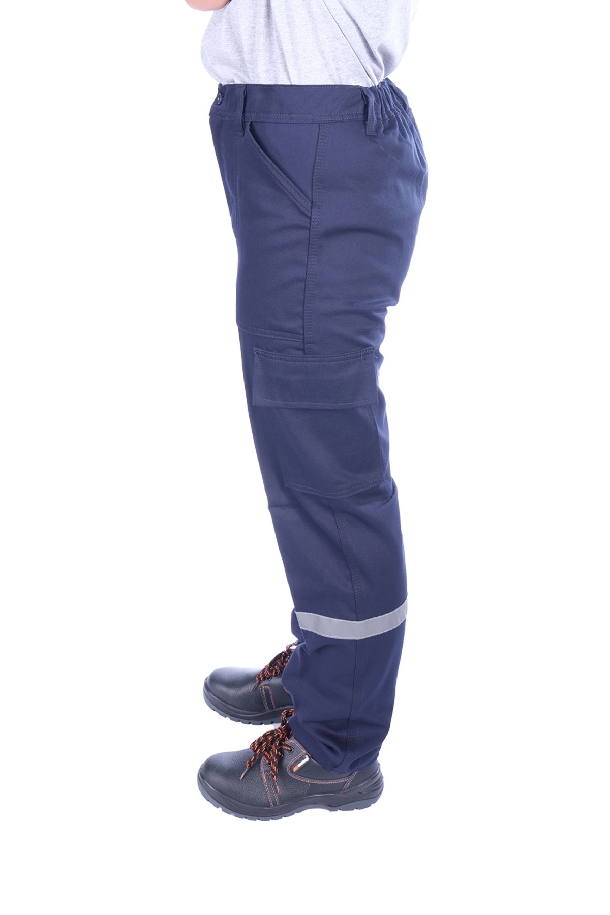 16/12 Gabardin Yazlık İşçi Pantolonu Tek Reflektörlü İş Pantolonu