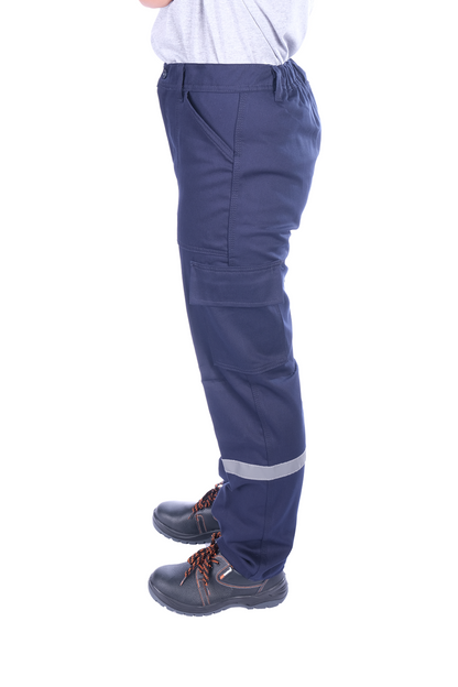 16/12 Gabardin Yazlık İşçi Pantolonu Tek Reflektörlü İş Pantolonu
