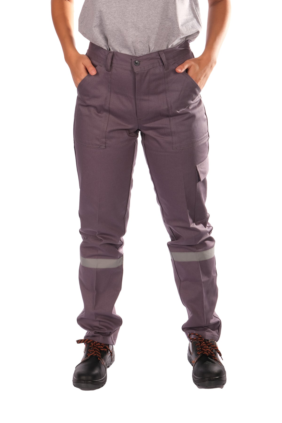 16/12 Gabardin Yazlık İşçi Pantolonu Tek Reflektörlü İş Pantolonu