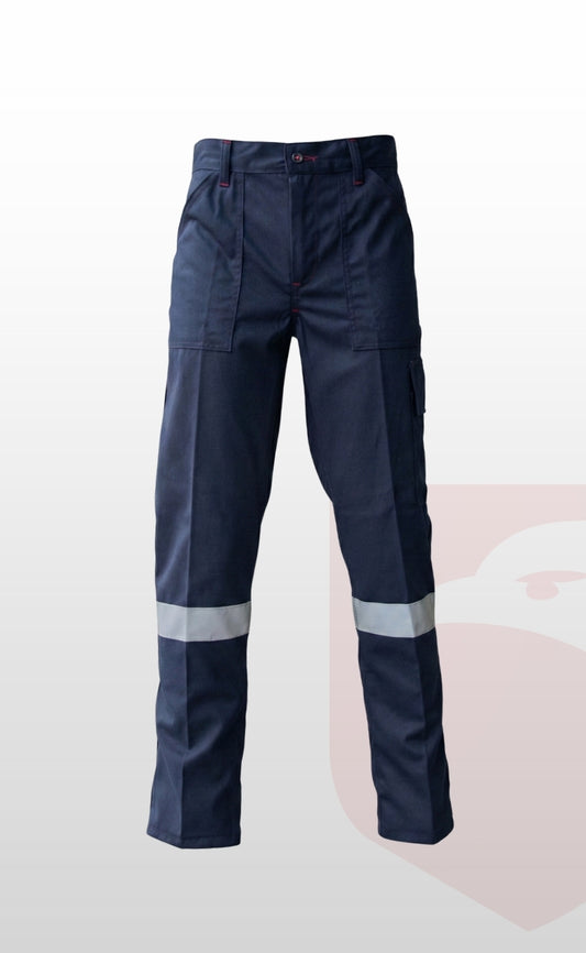 16/12 Gabardin Likralı Yazlık Tek Reflektörlü İşçi Pantolonu