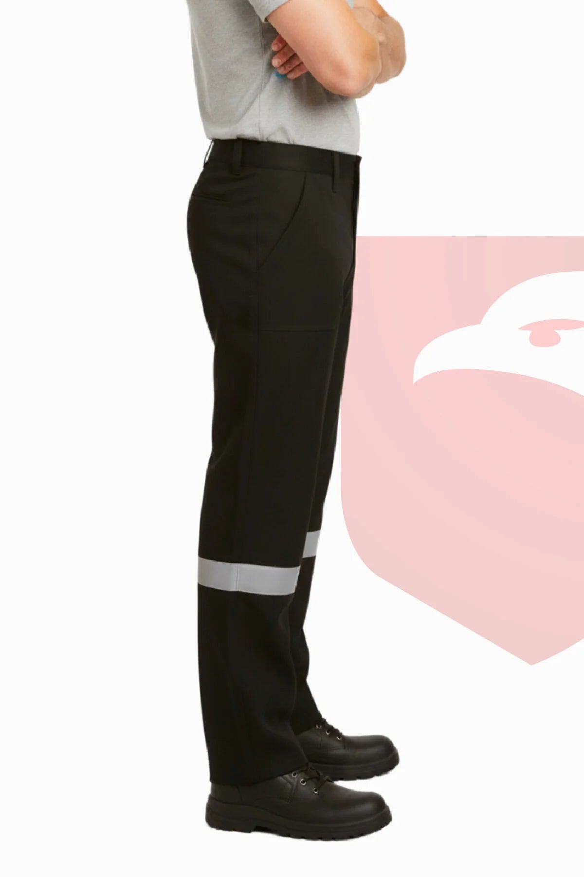 7/7 Gabardin Kışlık İşçi Pantolonu Tek Reflektörlü Kalın İş Pantolonu