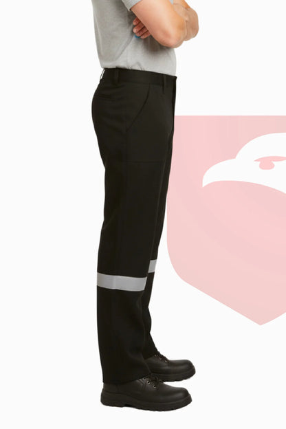 7/7 Gabardin Kışlık İşçi Pantolonu Tek Reflektörlü Kalın İş Pantolonu