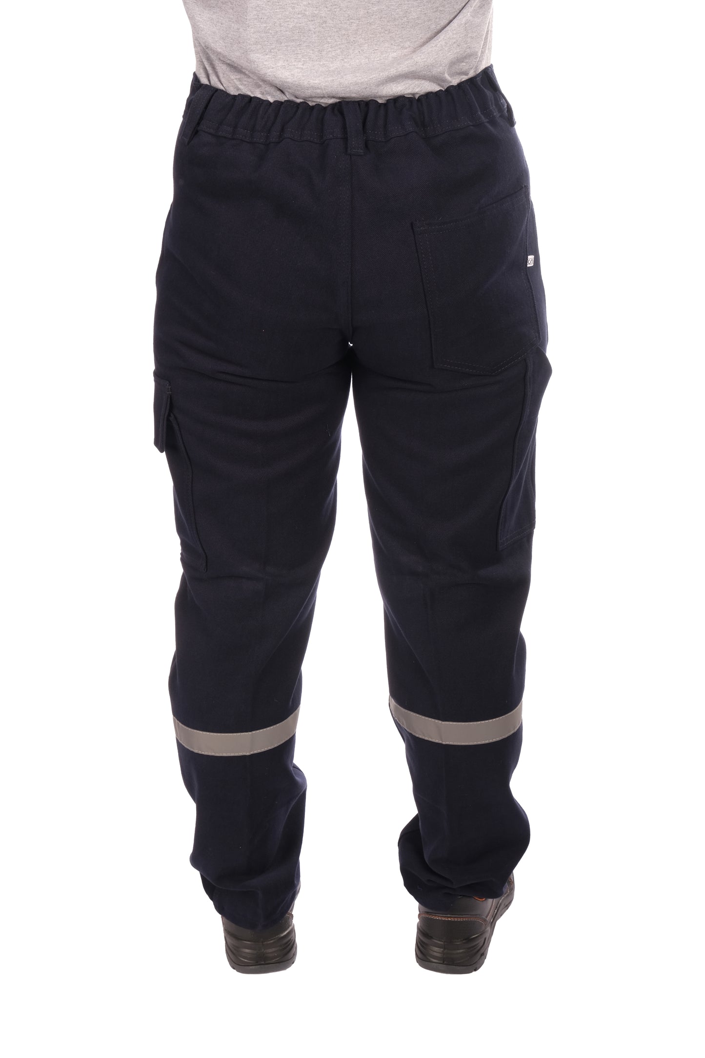 Selçuklu Plus 7/7 Gabardin Lacivert Kışlık İşçi Pantolonu Tek Reflektörlü Kalın İş Pantolonu