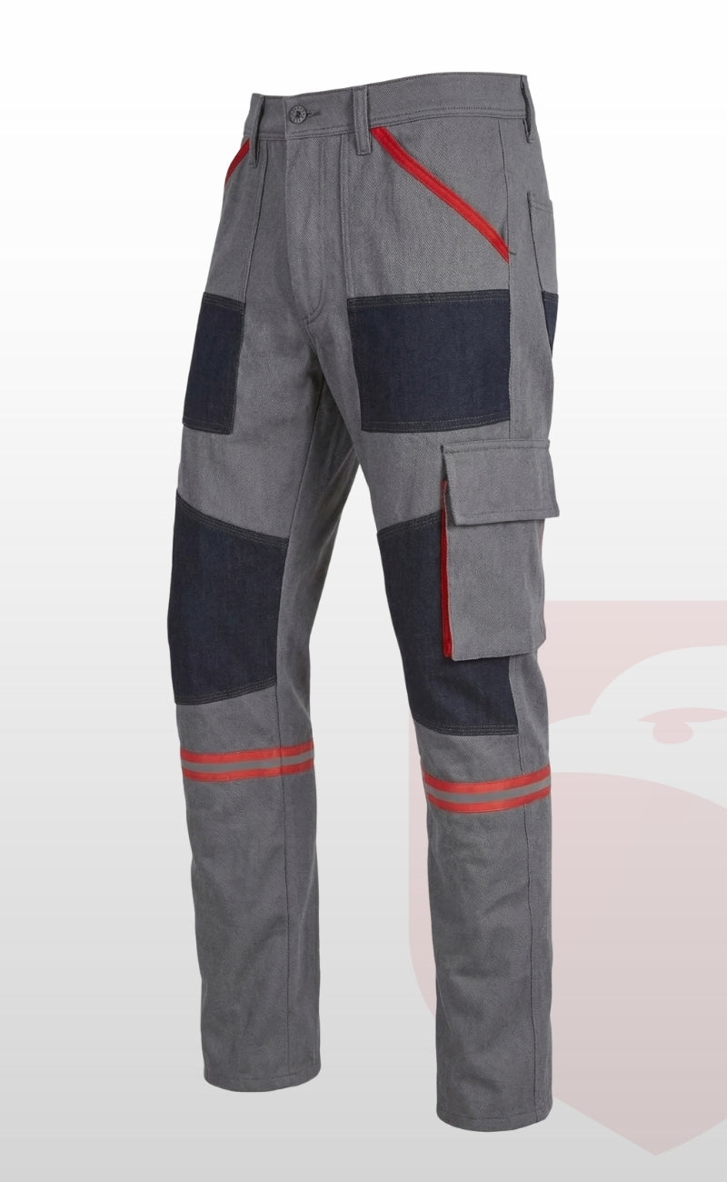 7/7 Gri Takviyeli Çok Cepli Kışlık İş Pantolonu – Dayanıklı, Konforlu ve Şık