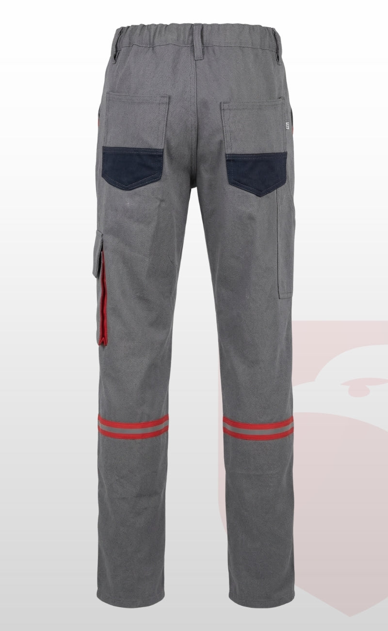 7/7 Gri Takviyeli Çok Cepli Kışlık İş Pantolonu – Dayanıklı, Konforlu ve Şık