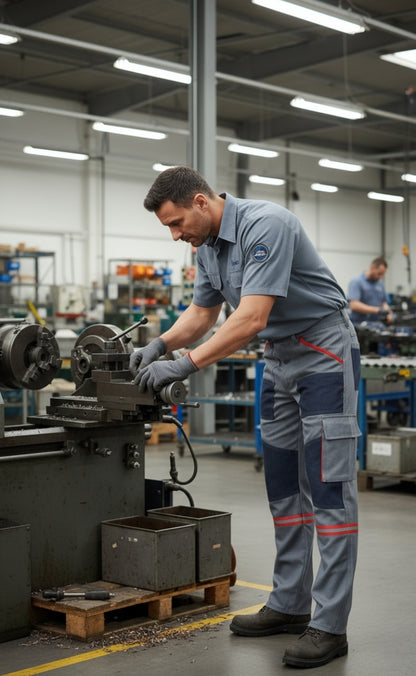 7/7 Gri Takviyeli Çok Cepli Kışlık İş Pantolonu – Dayanıklı, Konforlu ve Şık