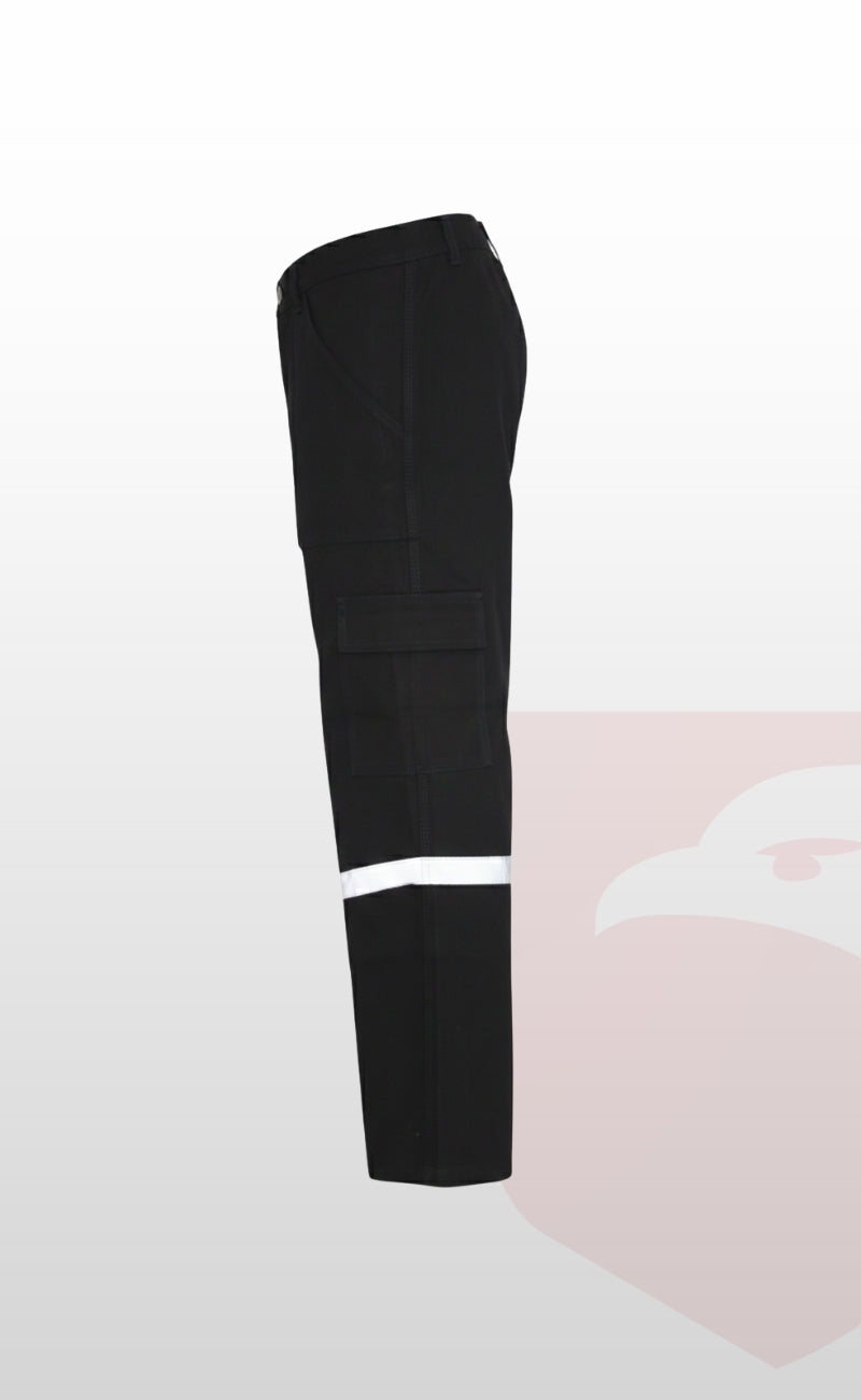 7/7 Gabardin Kışlık İşçi Pantolonu Tek Reflektörlü Kalın İş Pantolonu