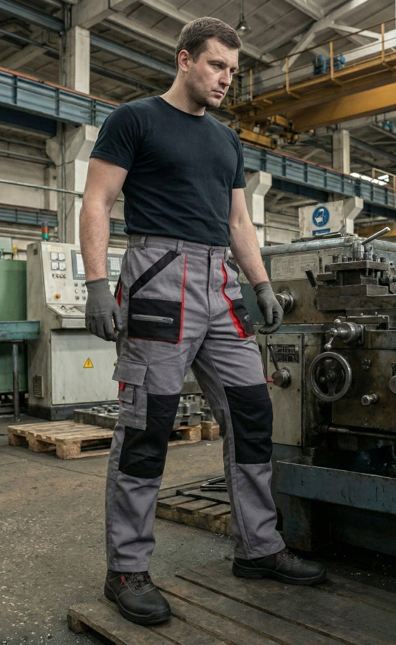 Pantolon 16/12 Avangard Gri – Çok Cepli Dayanıklı İş Pantolonu