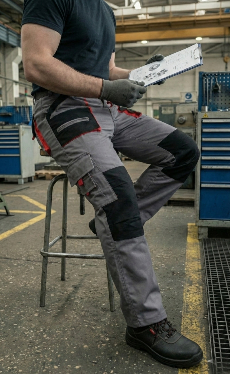 Pantolon 16/12 Avangard Gri – Çok Cepli Dayanıklı İş Pantolonu