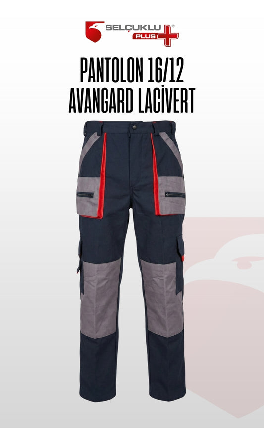 Pantolon 16/12 Avangard Lacivert – Çok Cepli Dayanıklı İş Pantolonu