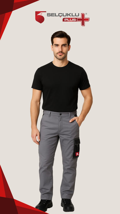 Selçuklu Plus Armadillo Allium Gri Pantolon - Dayanıklı, Şık ve Konforlu İş ve Outdoor Pantolon