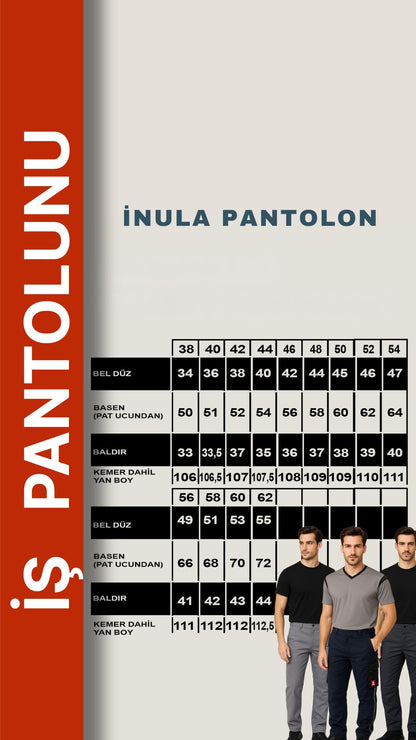 Selçuklu Plus Armadillo Allium Lacivert İş Pantolonu – Hafif, Dayanıklı ve Çok Cepli Rahat Tasarım