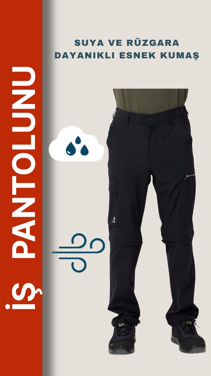Selçuklu Plus Armadillo Erciyes Outdoor Siyah Pantolon – Su İtici, Nefes Alabilir ve Esnek Yapı