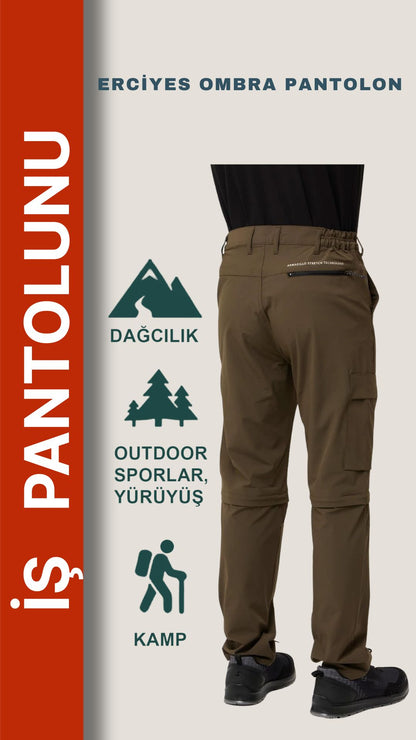 Selçuklu Plus Armadillo Erciyes Outdoor Kahverengi Pantolon – Su İtici, Nefes Alabilir ve Esnek Yapı