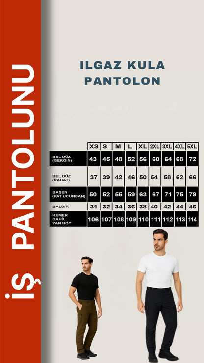 Selçuklu Plus Armadillo Ilgaz Outdoor Siyah Pantolon – Su İtici, Hafif ve Esnek Doğa Kullanımı