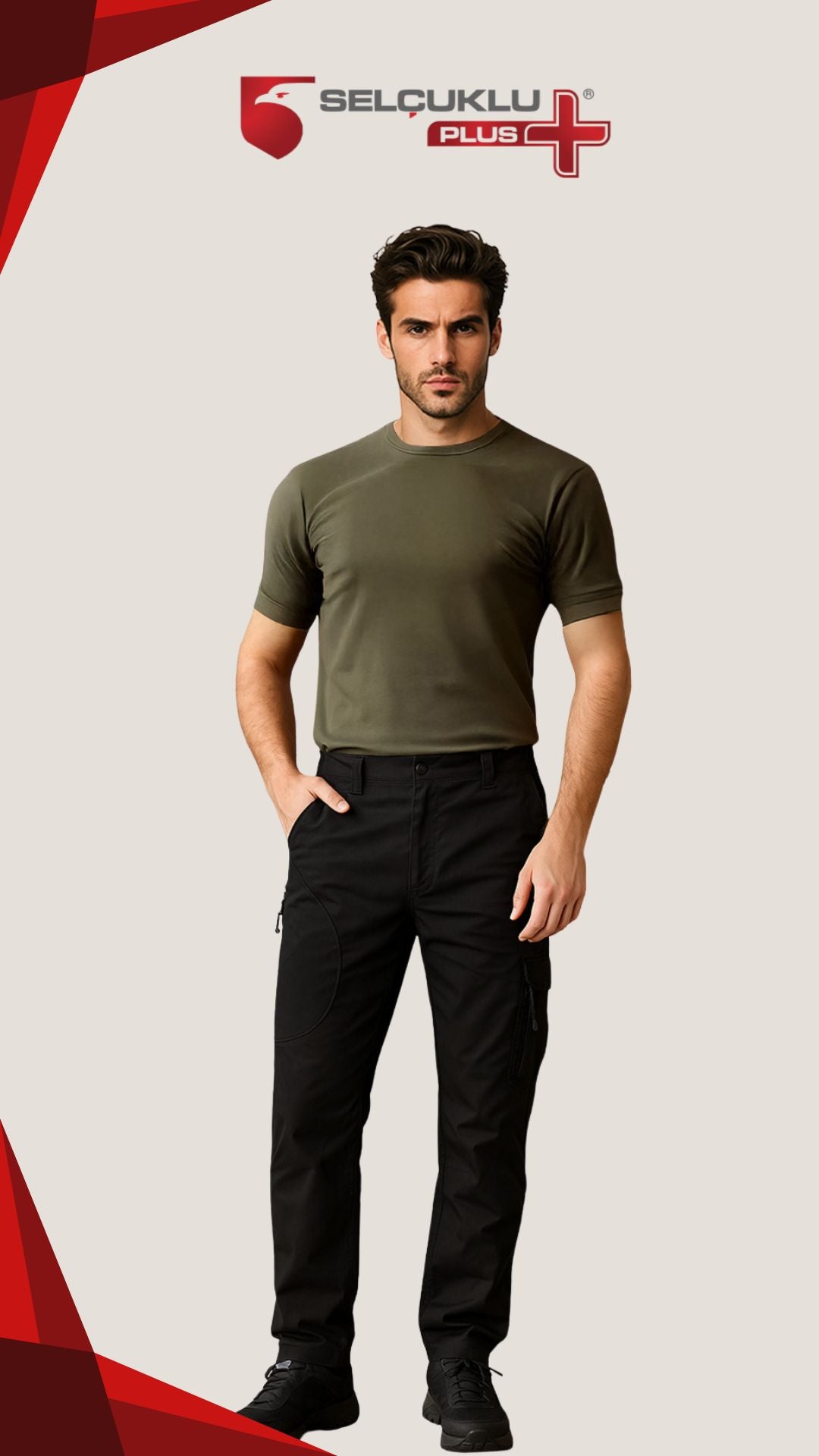 Selçuklu Plus Armadillo İnula İş Pantolonu Antrasit Gri – Şık ve Fonksiyonel İş Giyimi