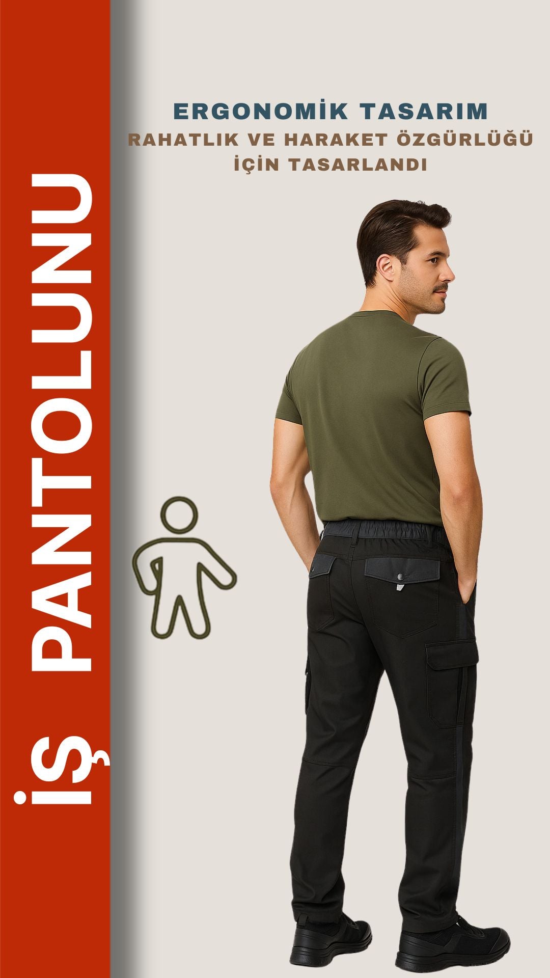 Selçuklu Plus Armadillo İnula İş Pantolonu Antrasit Gri – Şık ve Fonksiyonel İş Giyimi