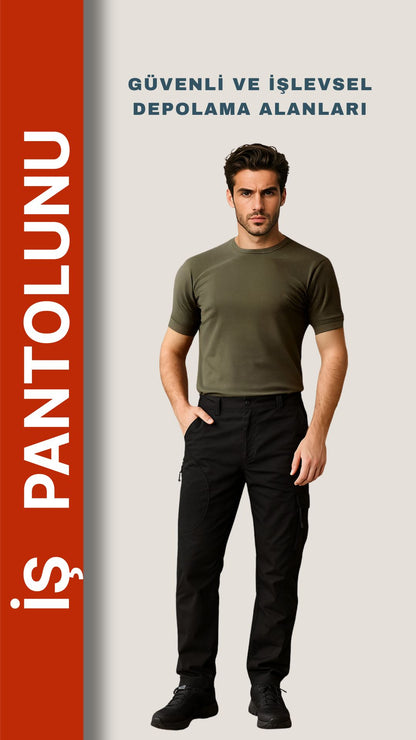 Selçuklu Plus Armadillo İnula İş Pantolonu Antrasit Gri – Şık ve Fonksiyonel İş Giyimi