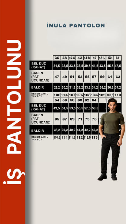 Selçuklu Plus Armadillo İnula İş Pantolonu Antrasit Gri – Şık ve Fonksiyonel İş Giyimi