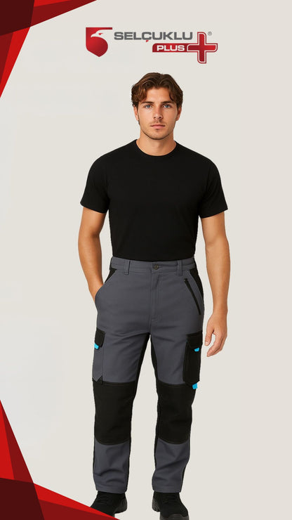 Selçuklu Plus Lion Lacivert Çok Cepli İş Pantolonu – Dayanıklı, Ergonomik ve Şık Tasarım
