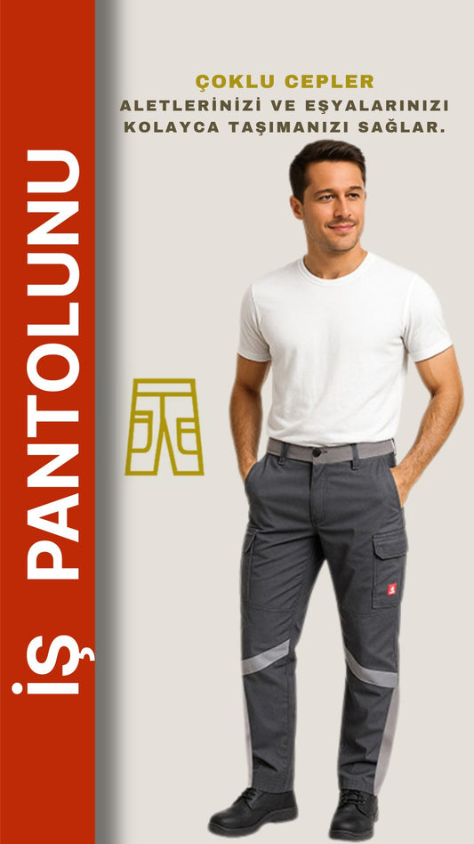 Selçuklu Plus Armadillo Pyrus İş Pantolonu – Ergonomik Kesim, Çok Cepli Dayanıklı Yapı