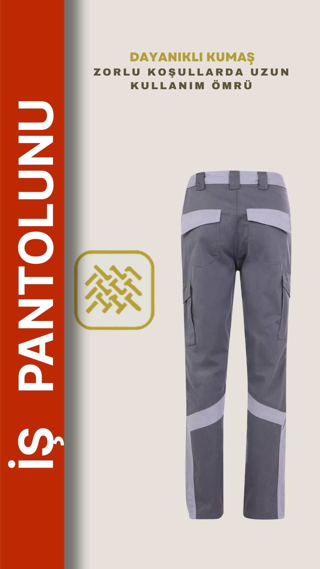 Selçuklu Plus Armadillo Pyrus İş Pantolonu – Ergonomik Kesim, Çok Cepli Dayanıklı Yapı