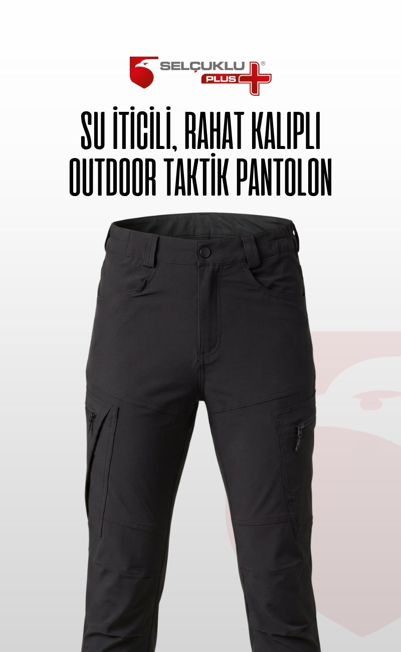Su İticili, Fermuar Cepli ve Rahat Kalıplı Outdoor Taktikal Pantolon