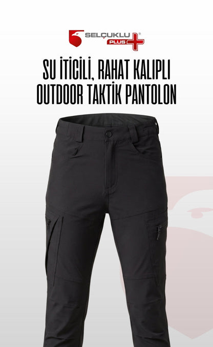 Su İticili, Fermuar Cepli ve Rahat Kalıplı Outdoor Taktikal Pantolon