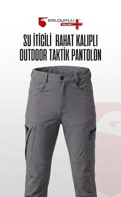Su İticili, Fermuar Cepli ve Rahat Kalıplı Outdoor Taktikal Pantolon